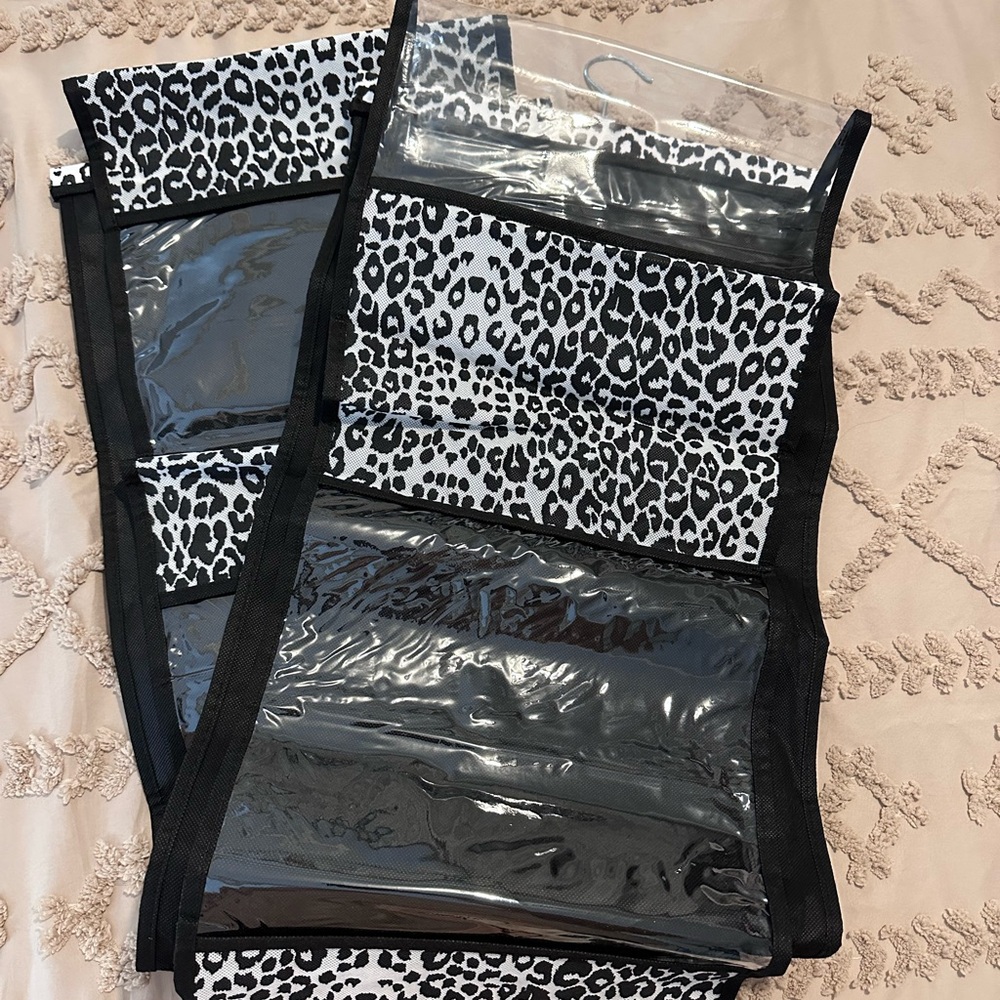 Leopard Print Handbag Hanging Organizer